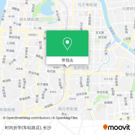 时尚折学(车站路店)地图