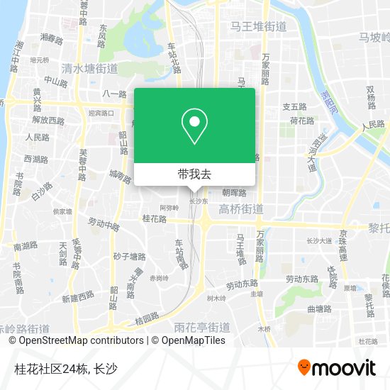 桂花社区24栋地图