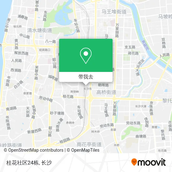 桂花社区24栋地图