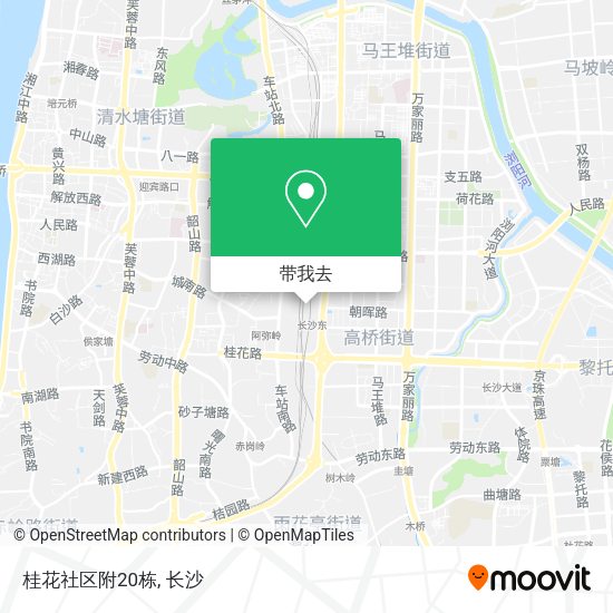 桂花社区附20栋地图