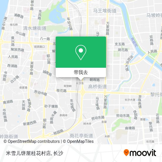 米雪儿饼屋桂花村店地图
