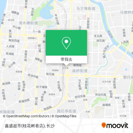 鑫盛超市(桂花树巷店)地图
