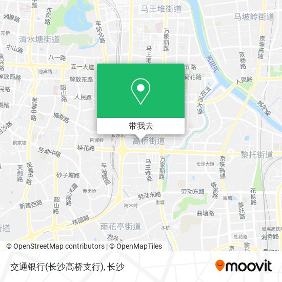 交通银行(长沙高桥支行)地图