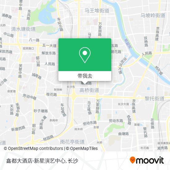 鑫都大酒店-新星演艺中心地图