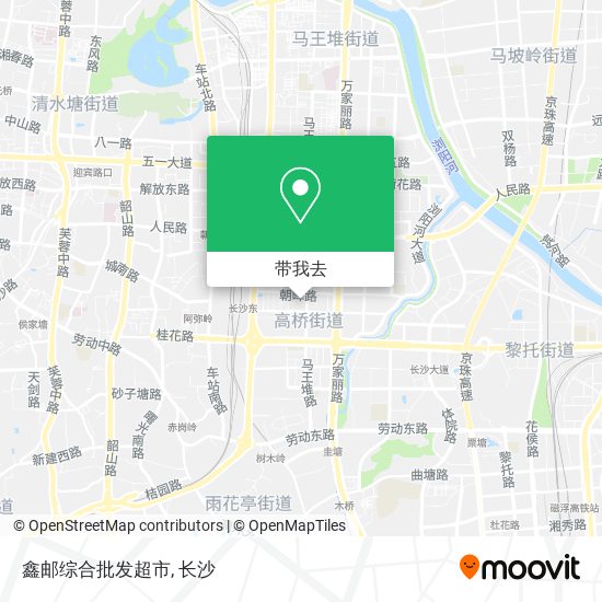 鑫邮综合批发超市地图