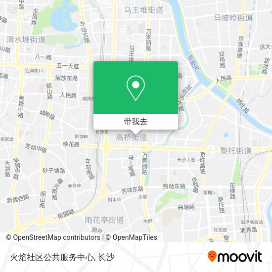 火焰社区公共服务中心地图