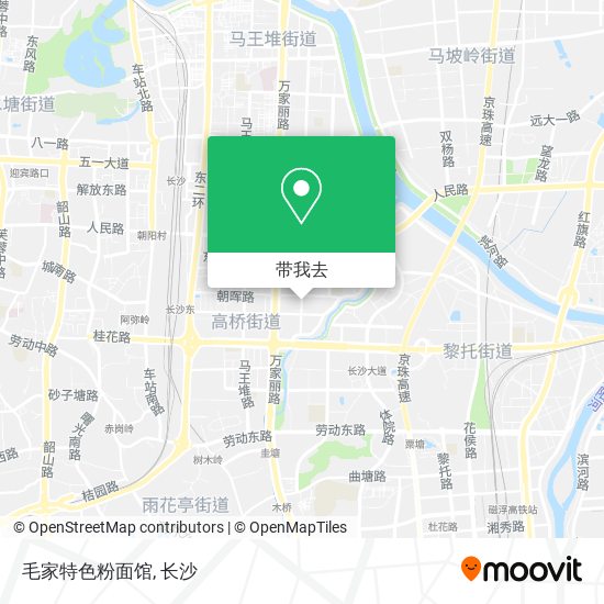 毛家特色粉面馆地图