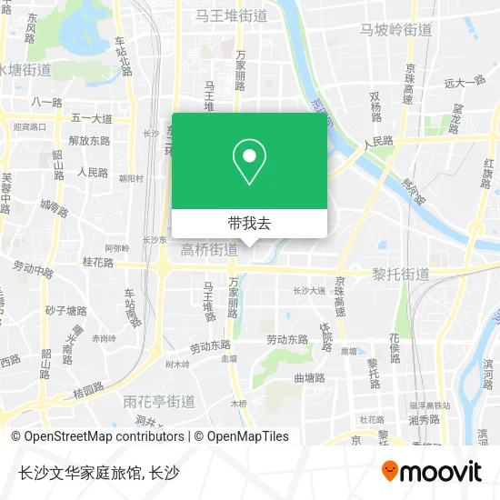长沙文华家庭旅馆地图
