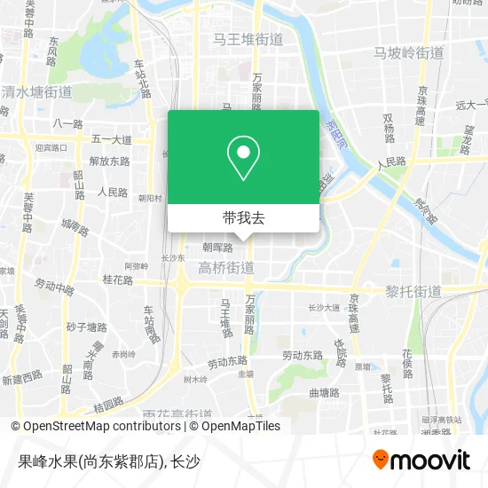果峰水果(尚东紫郡店)地图
