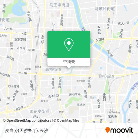 麦当劳(天骄餐厅)地图