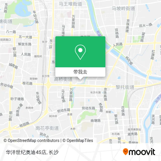 华洋世纪奥迪4S店地图
