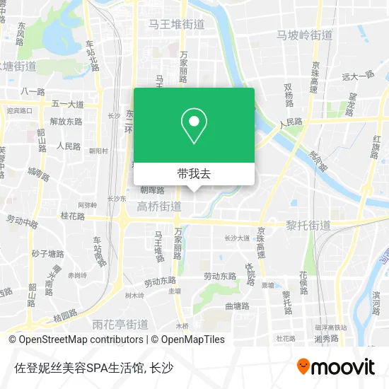 佐登妮丝美容SPA生活馆地图