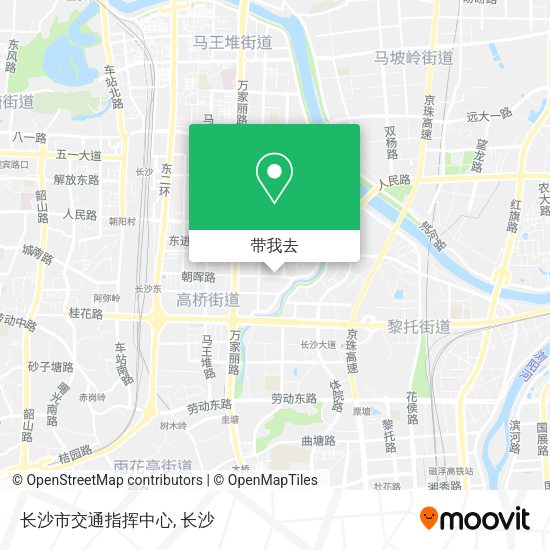长沙市交通指挥中心地图