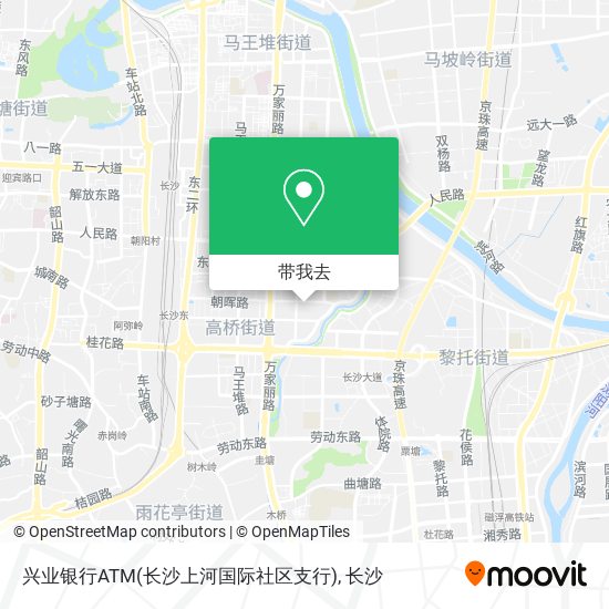 兴业银行ATM(长沙上河国际社区支行)地图