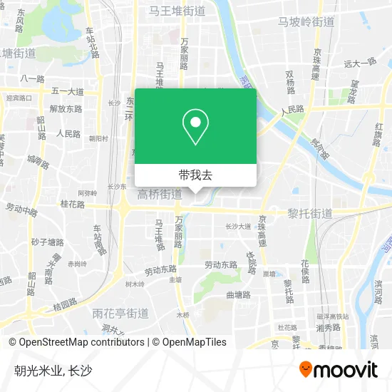 朝光米业地图
