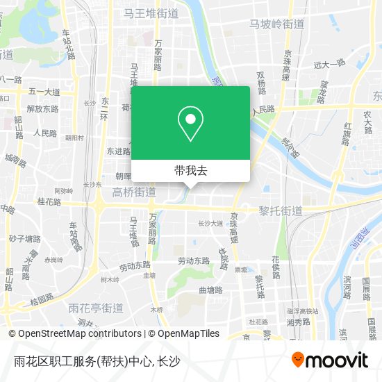 雨花区职工服务(帮扶)中心地图