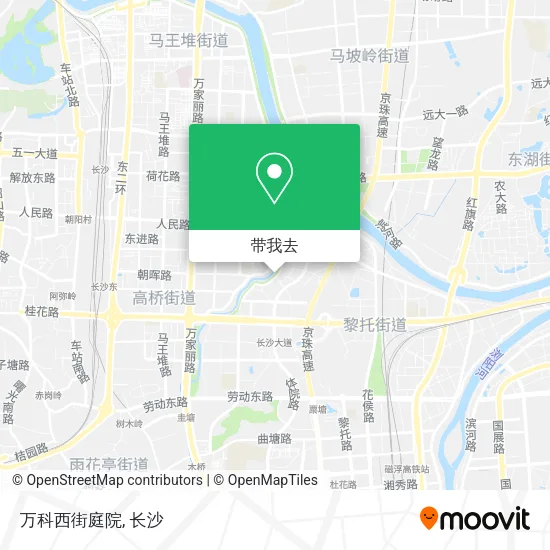 万科西街庭院地图