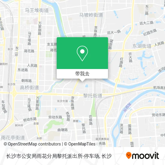 长沙市公安局雨花分局黎托派出所-停车场地图
