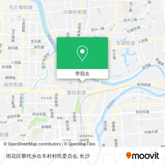 雨花区黎托乡合丰村村民委员会地图