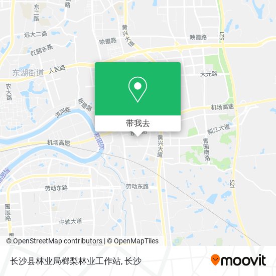 长沙县林业局榔梨林业工作站地图