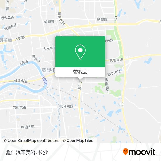 鑫佳汽车美容地图