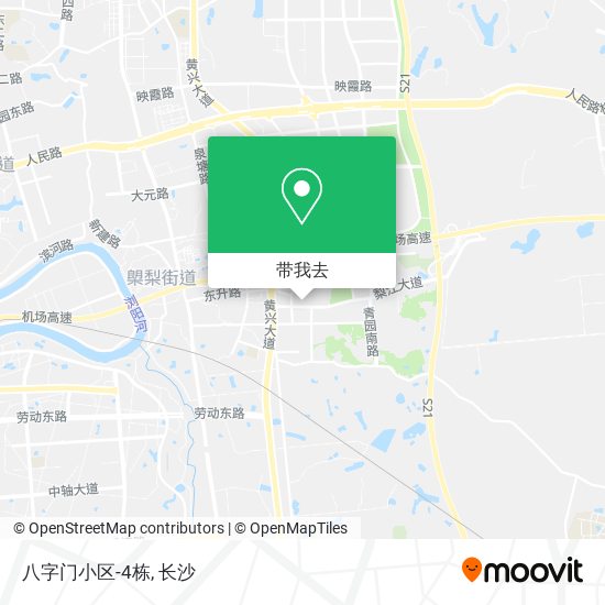八字门小区-4栋地图