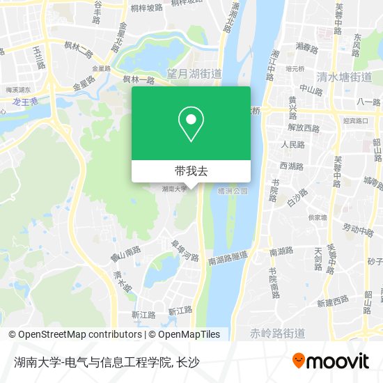 湖南大学-电气与信息工程学院地图