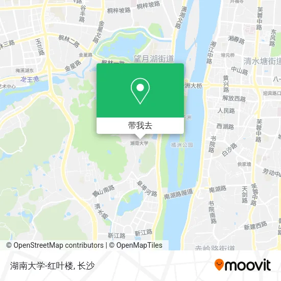 湖南大学-红叶楼地图