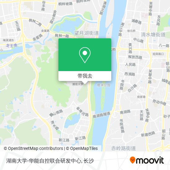 湖南大学-华能自控联合研发中心地图