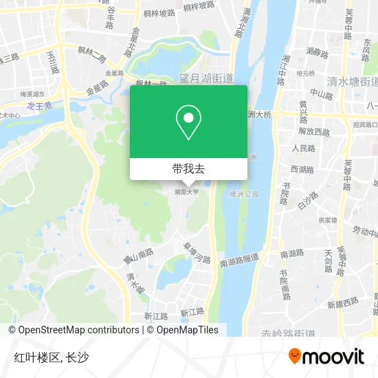 红叶楼区地图