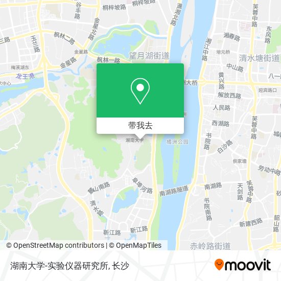 湖南大学-实验仪器研究所地图