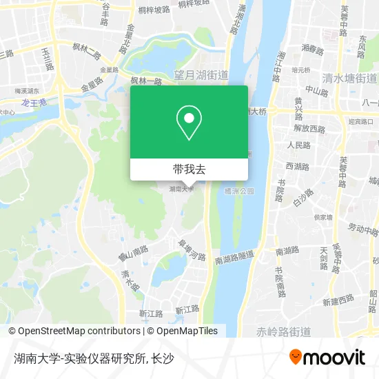 湖南大学-实验仪器研究所地图