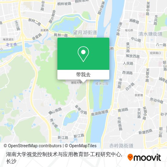 湖南大学视觉控制技术与应用教育部-工程研究中心地图