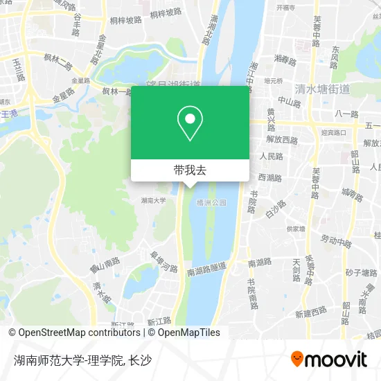 湖南师范大学-理学院地图