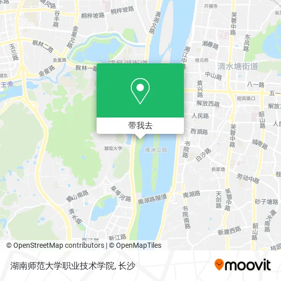 湖南师范大学职业技术学院地图