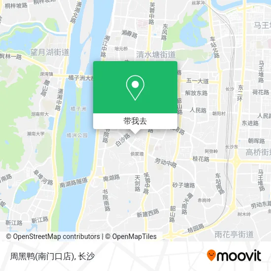 周黑鸭(南门口店)地图