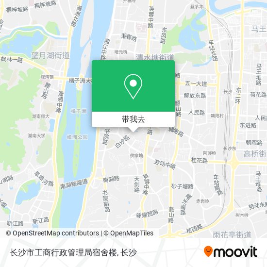 长沙市工商行政管理局宿舍楼地图
