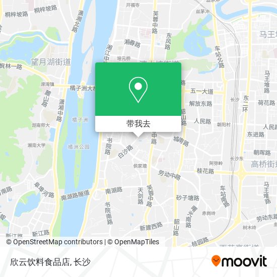 欣云饮料食品店地图