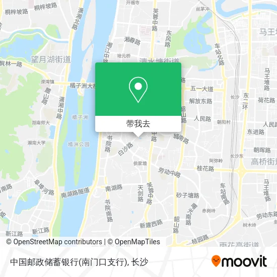 中国邮政储蓄银行(南门口支行)地图