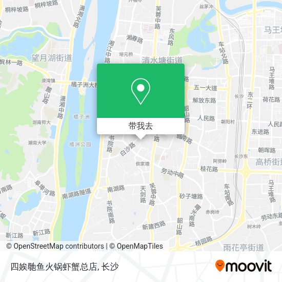 四娭毑鱼火锅虾蟹总店地图