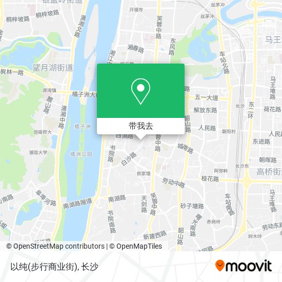 以纯(步行商业街)地图