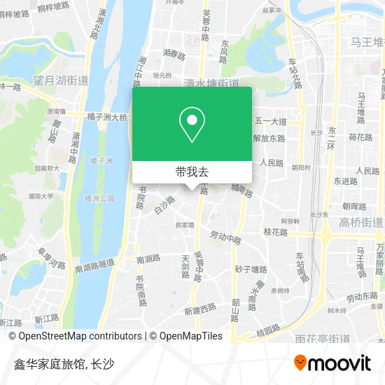 鑫华家庭旅馆地图