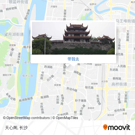 天心阁地图