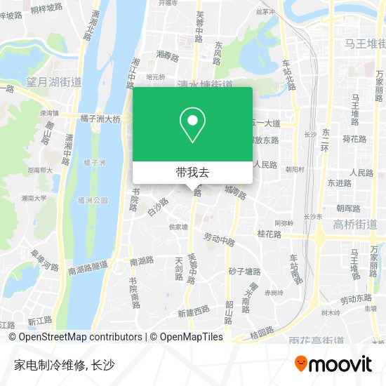家电制冷维修地图