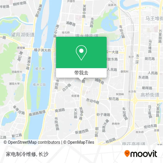 家电制冷维修地图