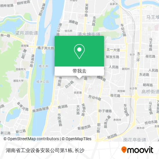 湖南省工业设备安装公司第1栋地图