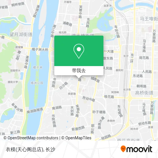 衣模(天心阁总店)地图