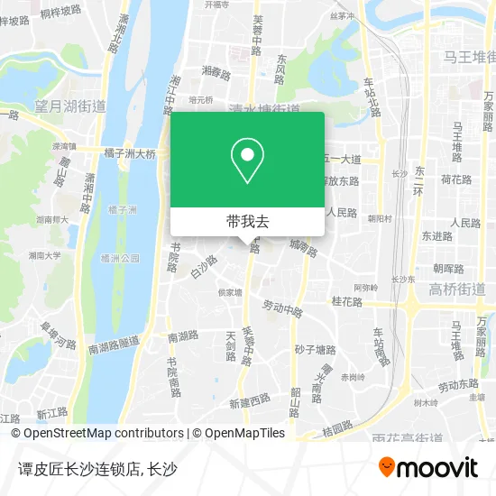 谭皮匠长沙连锁店地图