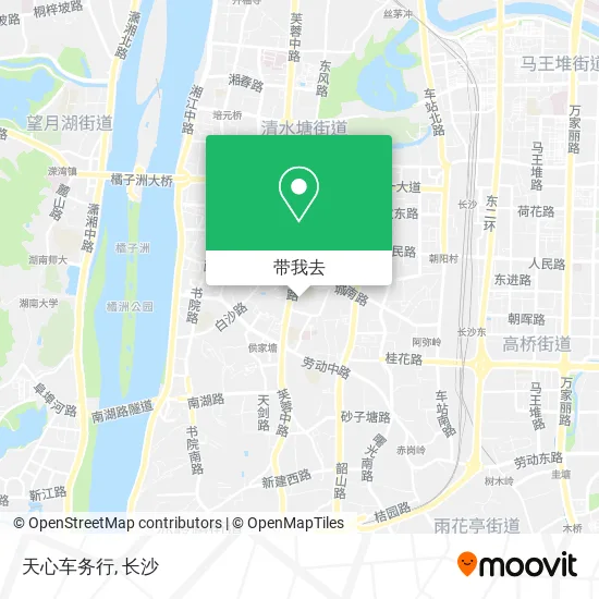 天心车务行地图