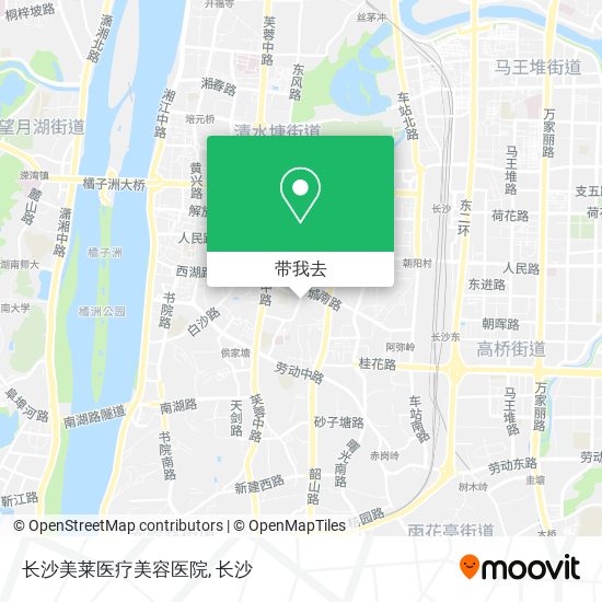 长沙美莱医疗美容医院地图